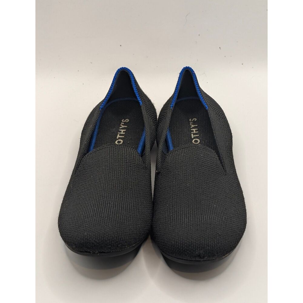 Rothy's The Loafer Slip On Shoes Black Kids Size 3